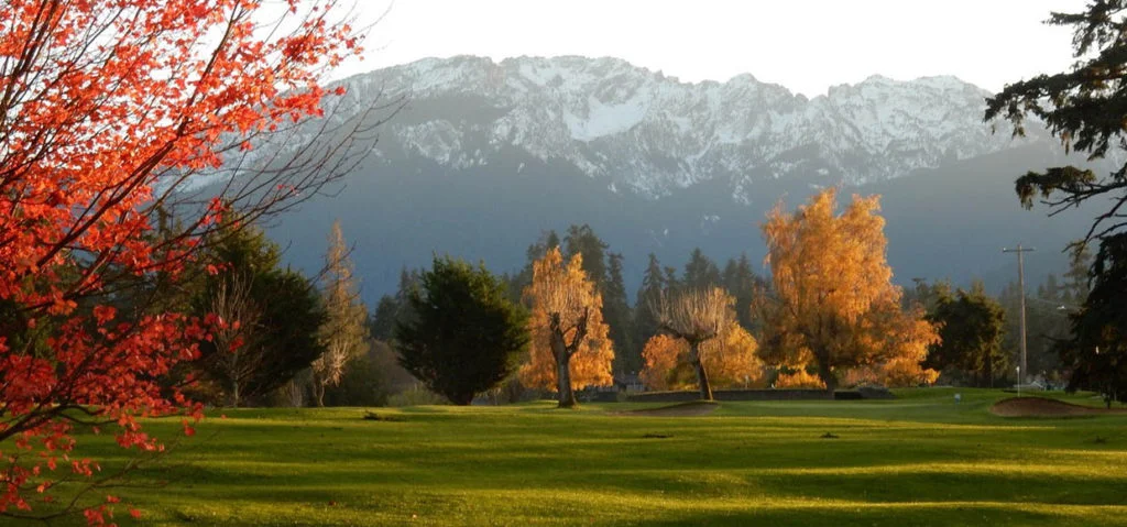 beautiful views from peninsula golf in port angeles